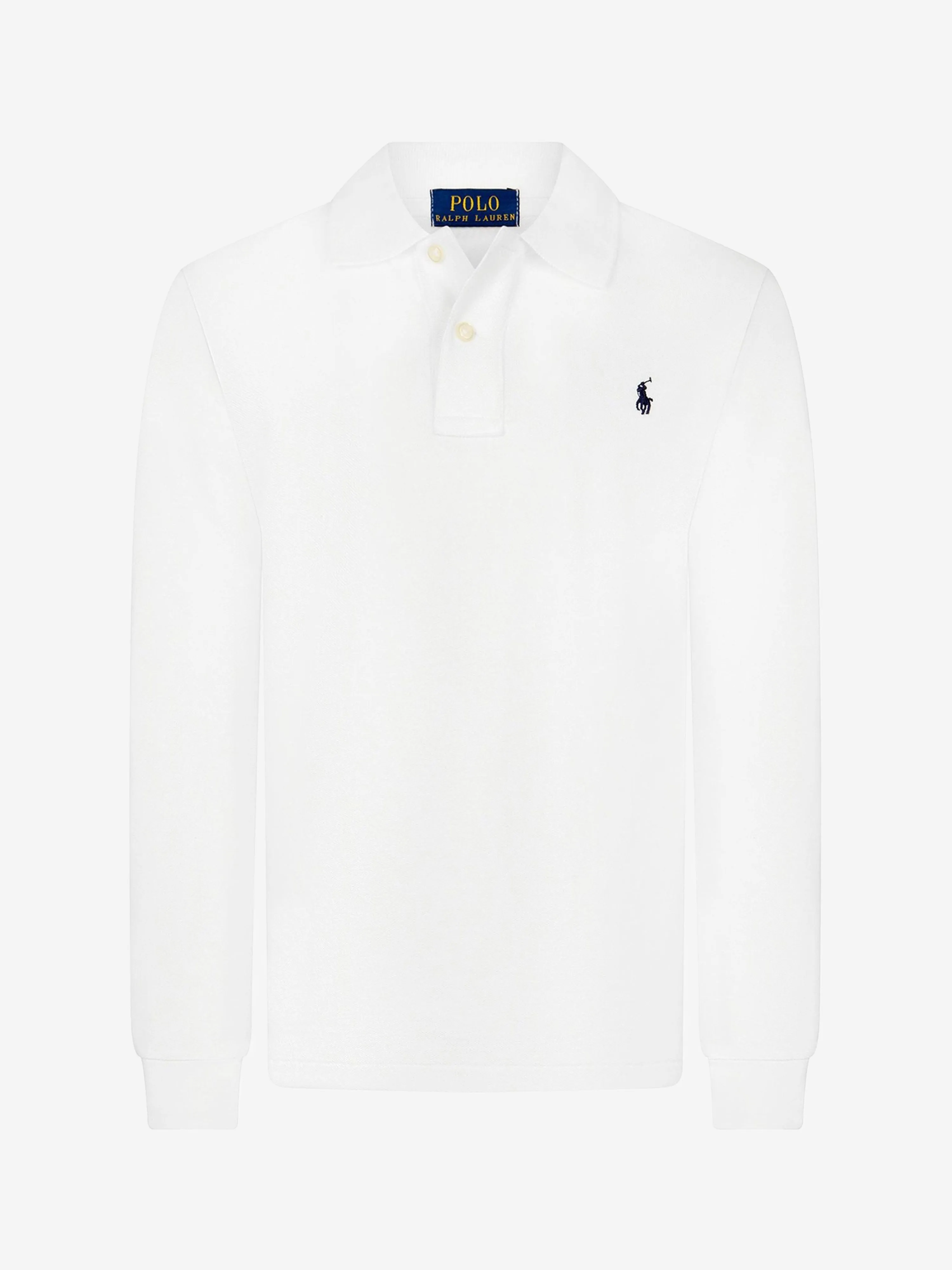 Ralph Lauren Boys Long Sleeve Slim Polo Shirt