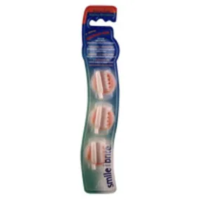 Replacement Heads Natural V-Wave X-Soft 3 heads By Smile Brite