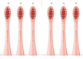 Replacement Toothbrush Brush Heads for Wagner & Stern and Wagner Switzerland toothbrushes.Whiten  Edition, WT8800 Series and Duette series only. (Pink)
