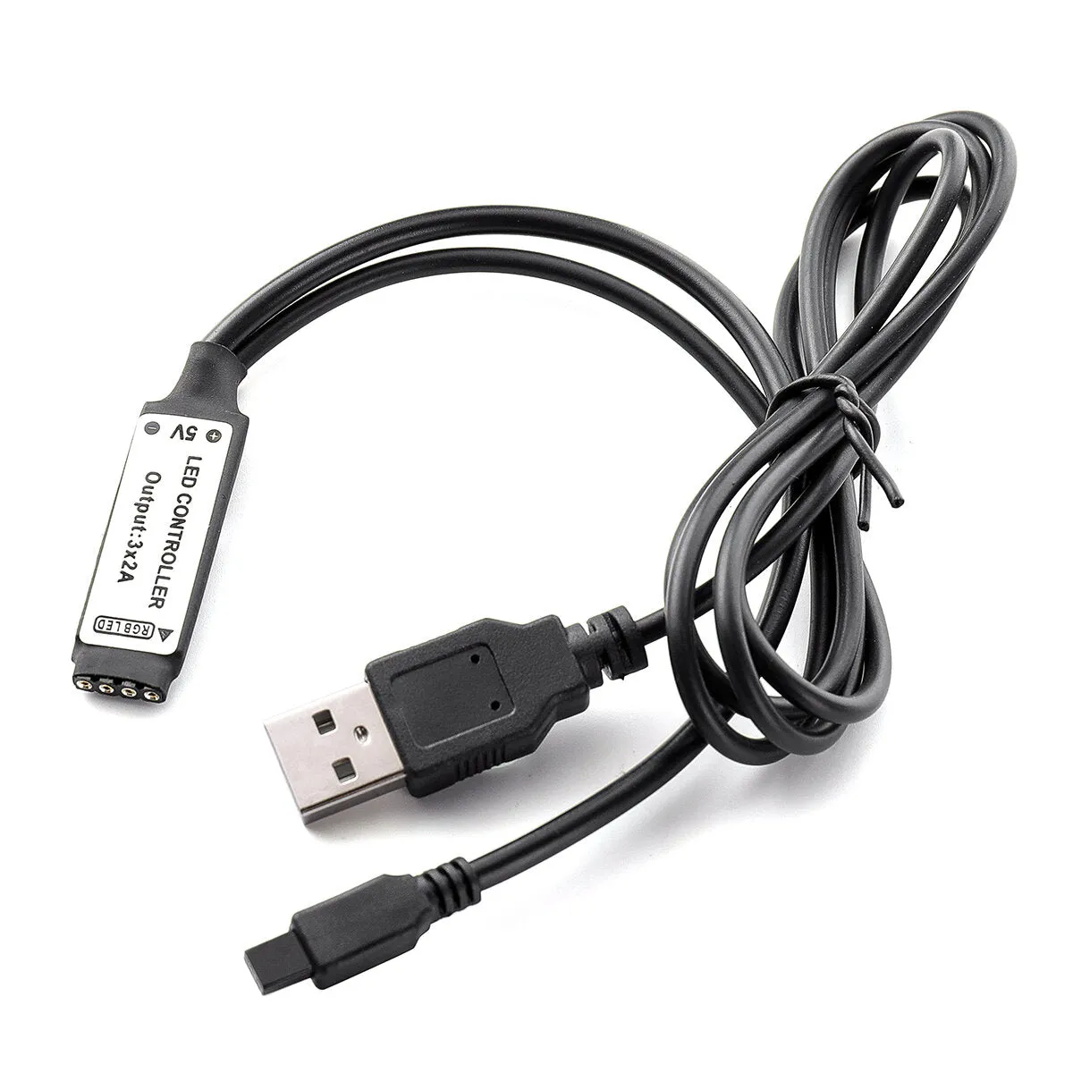 RGB USB LED TV Backlight Strip Kit, 2x40CM   2x60CM with 44-Key Remote Control, DC5V