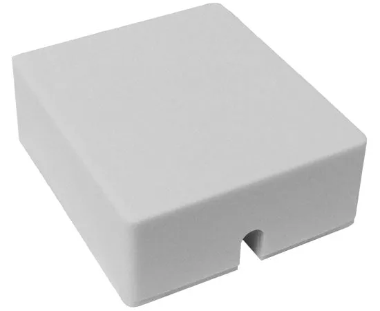 RJ11 Surface Mount Box, Single Port, White and Ivory
