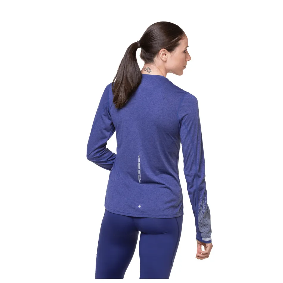 Ronhill Women's Tech Reflect Long Sleeve Tee in Deep Ocean/Reflect AW24