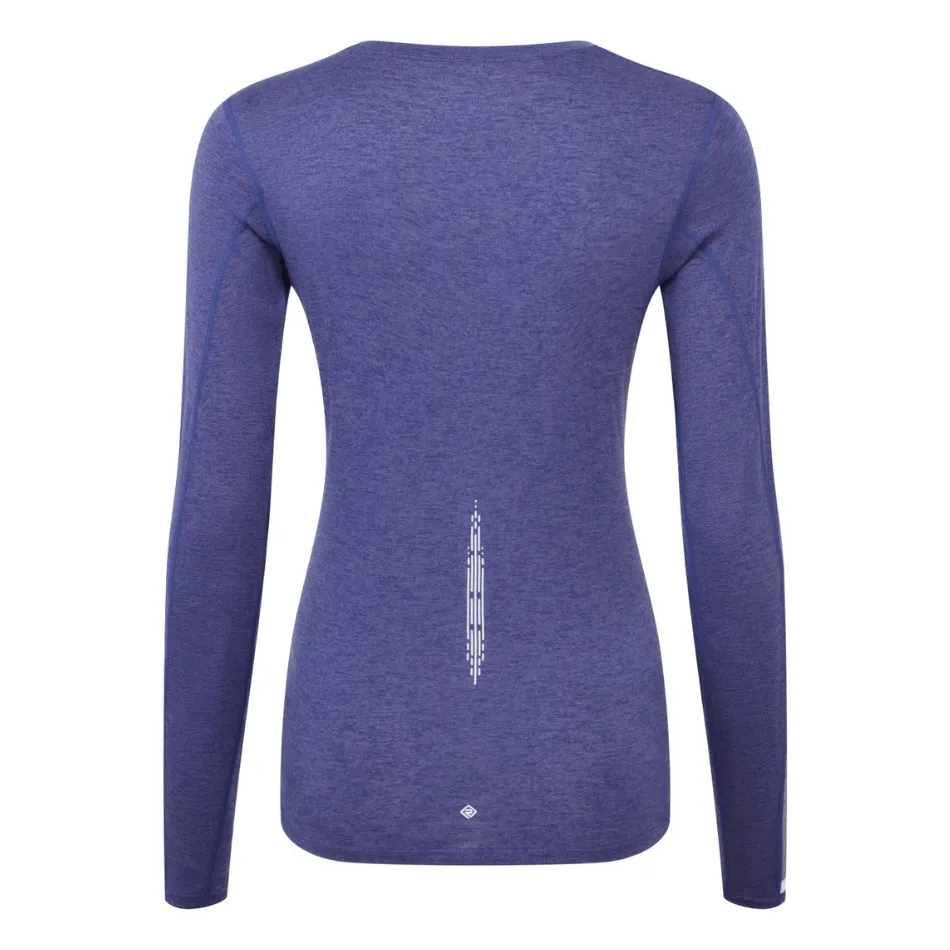 Ronhill Women's Tech Reflect Long Sleeve Tee in Deep Ocean/Reflect AW24