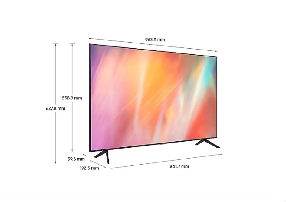Samsung 43" CU7000 UHD 4K Smart TV