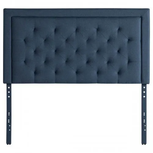 Scooped Square Tufted Upholstered Headboard