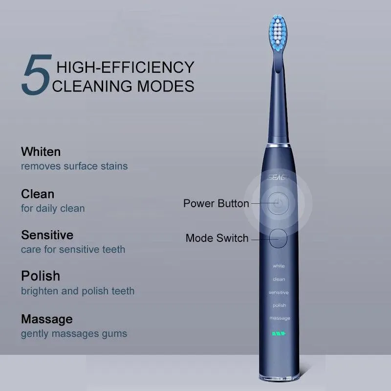 Seago Sonic Toothbrush: Advanced Cleaning for Bright Smiles & Power