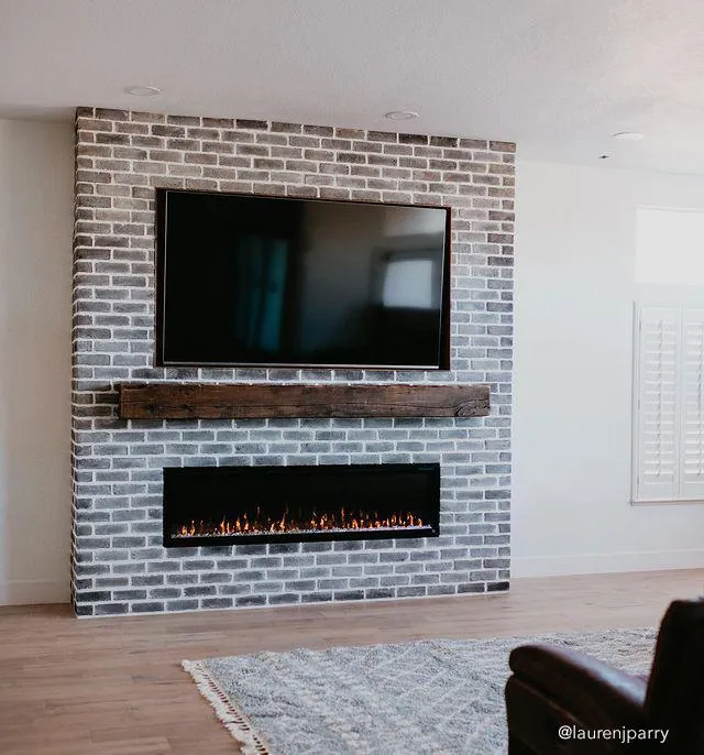 Sideline Elite Smart 80050 84 Inch WiFi-Enabled Recessed Electric Fireplace (Alexa/Google Compatible) Refurbished