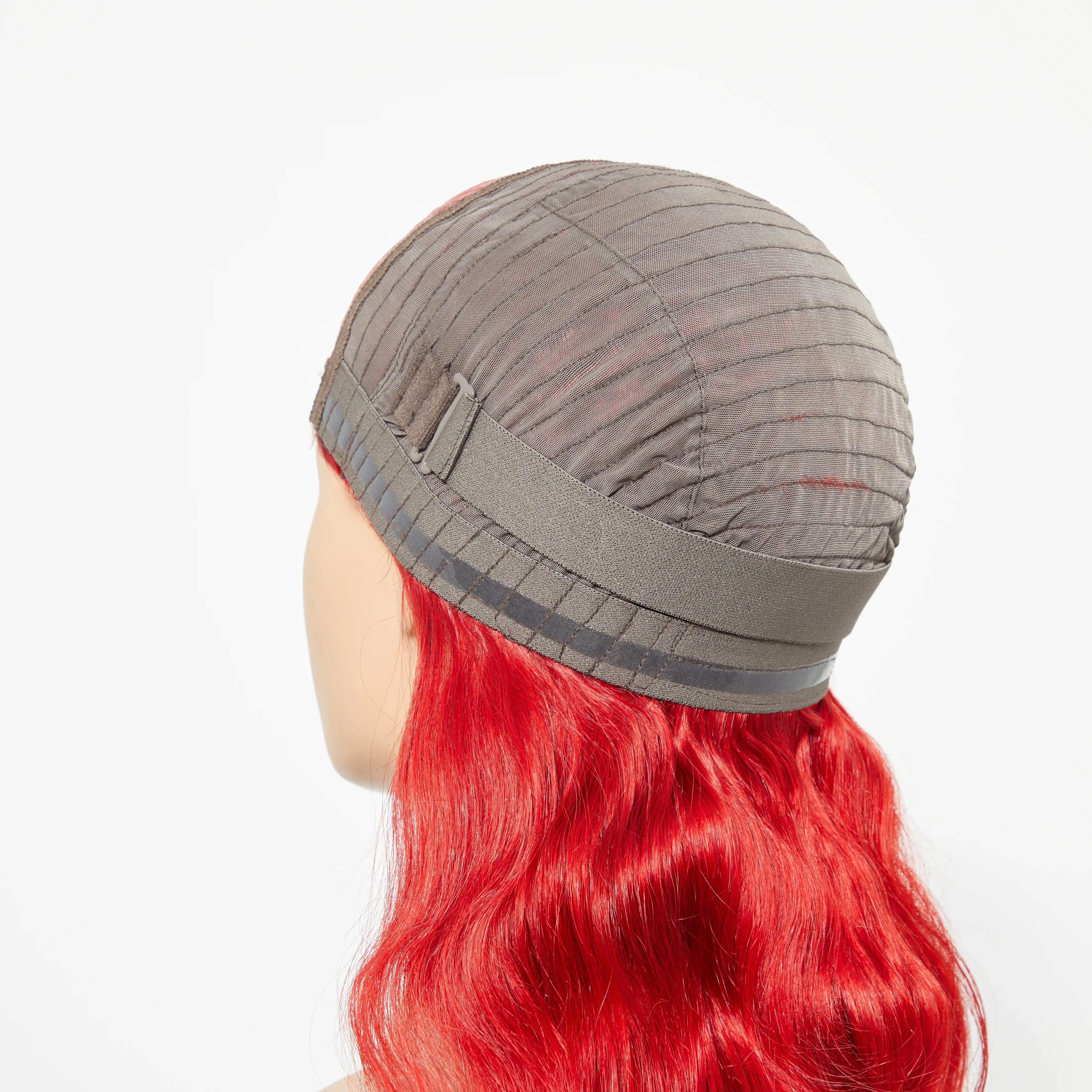 SMALL HEAD FRIENDLY LACE WIG - 24 Inches 5"x5" Body Wavy Wear & Go Glueless #Red Lace Closure Wig-100% Human Hair