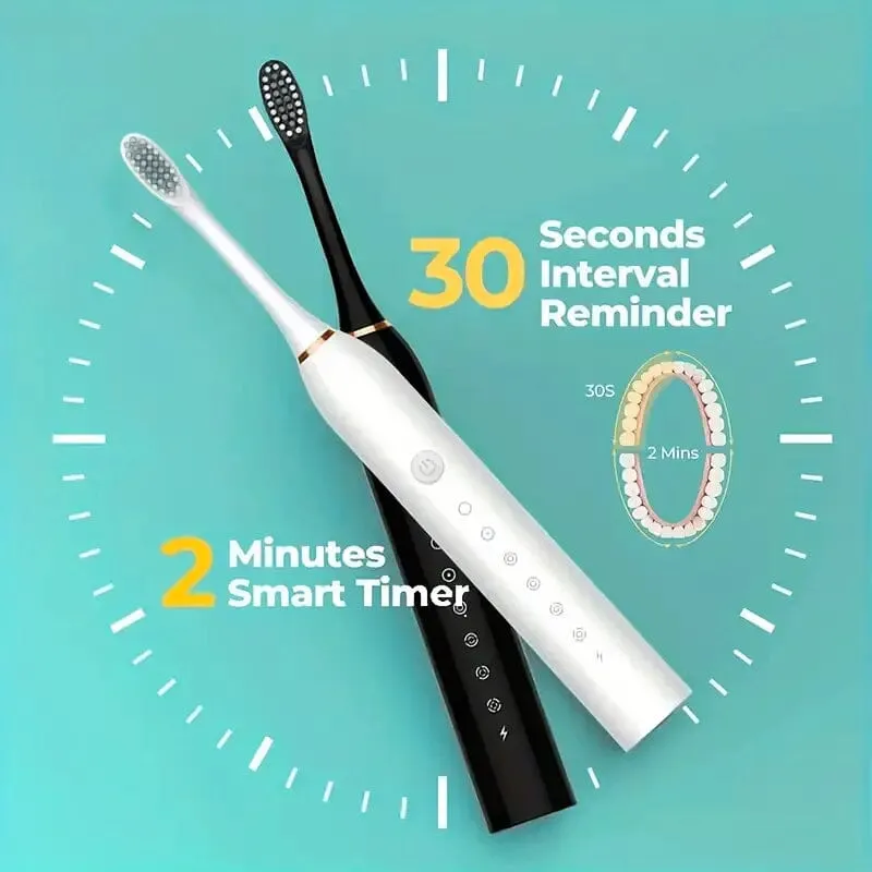 Sonic Electric Toothbrush with 6 Modes and Smart Timer