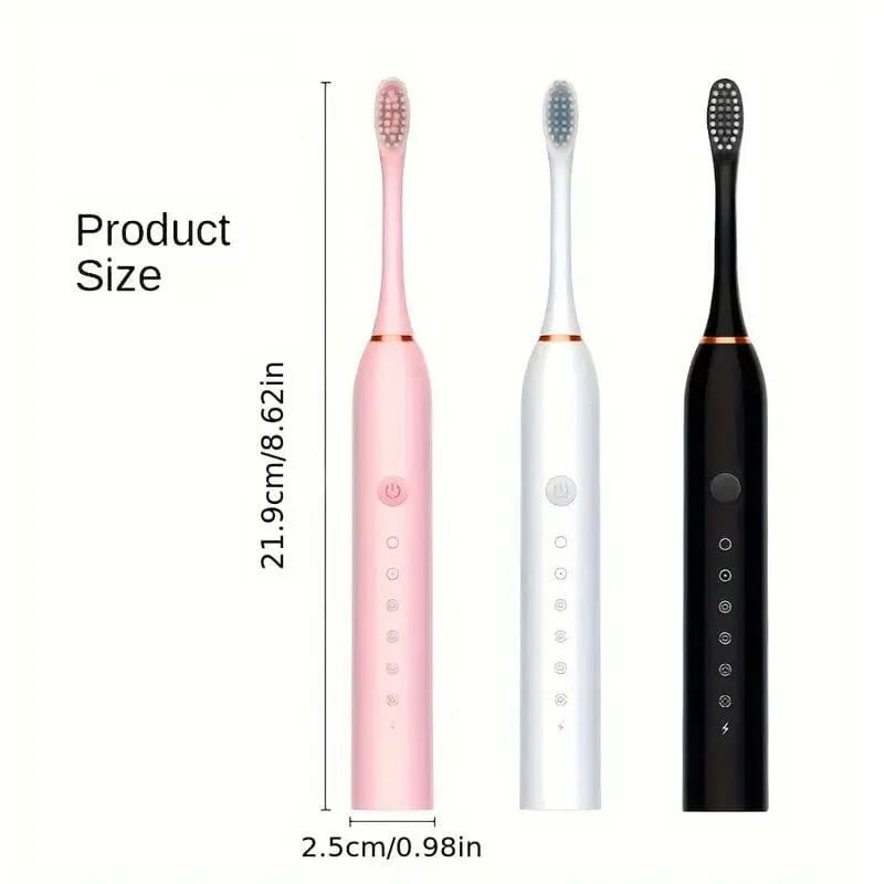 Sonic Electric Toothbrush with 6 Modes and Smart Timer