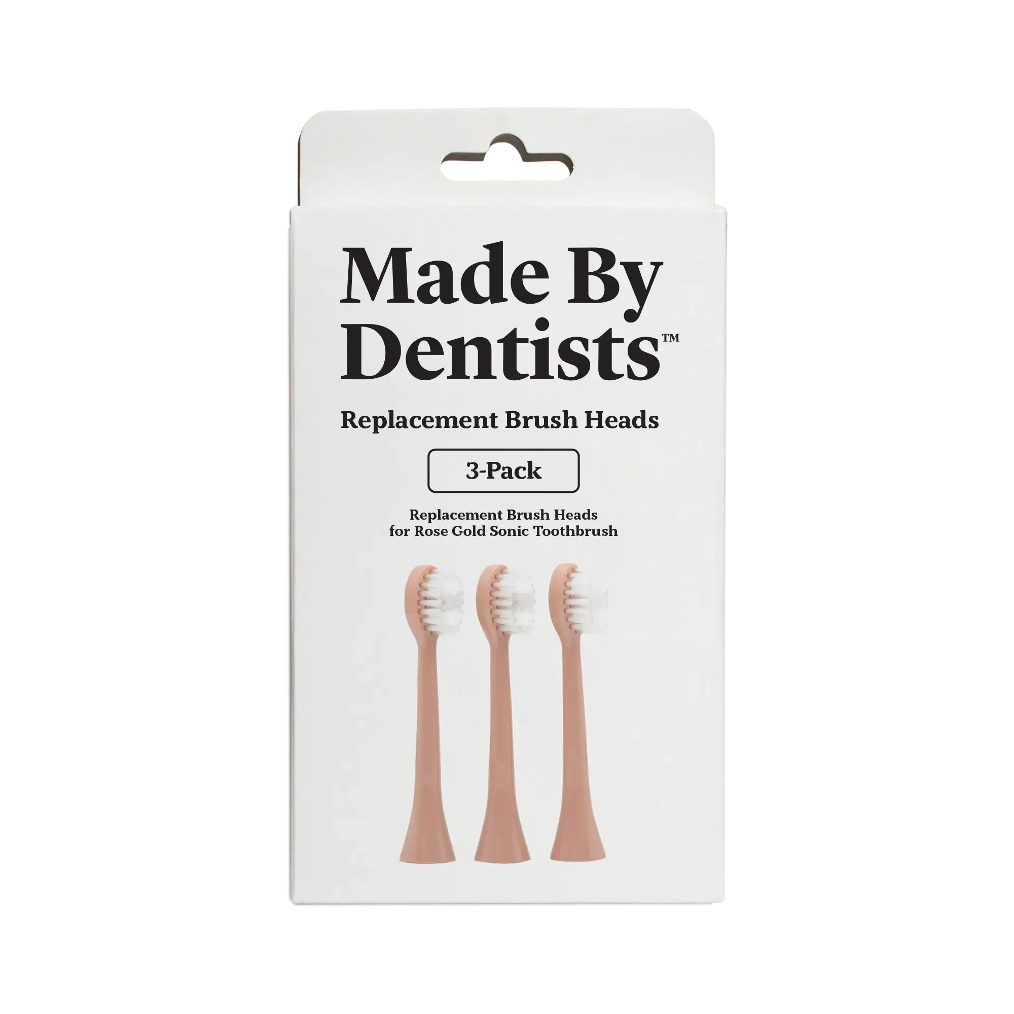 Sonic Toothbrush Replacement Heads - Rose Gold