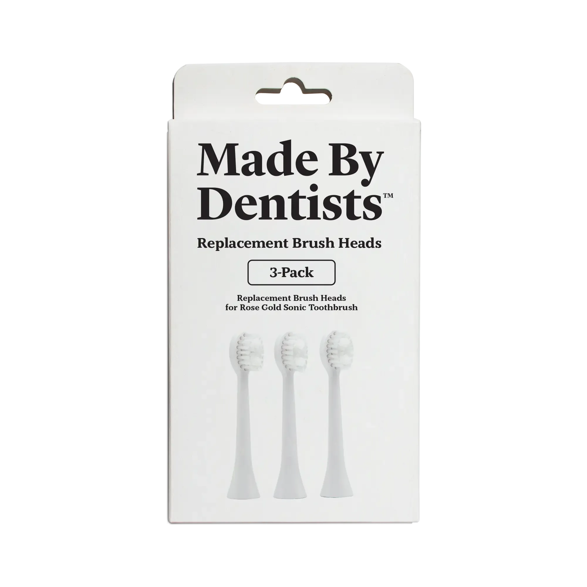 Sonic Toothbrush Replacement Heads - White
