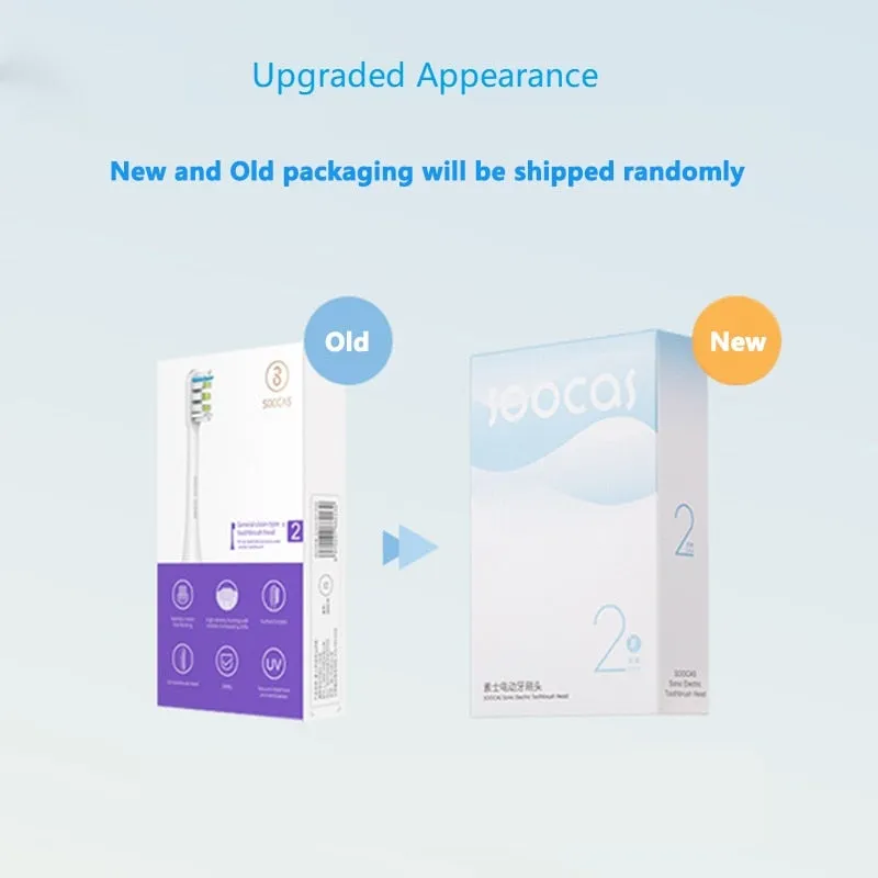 SOOCAS X3 X1 X5 Replacement Toothbrush Heads SOOCARE X1 X3 Sonic Electric Tooth Brush Head Original Nozzle Jets Smart Toothbrush