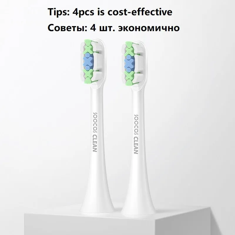 SOOCAS X3 X1 X5 Replacement Toothbrush Heads SOOCARE X1 X3 Sonic Electric Tooth Brush Head Original Nozzle Jets Smart Toothbrush