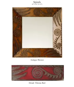 Spirals Mirrors, Blindspot Mirrors by Deborah Childress