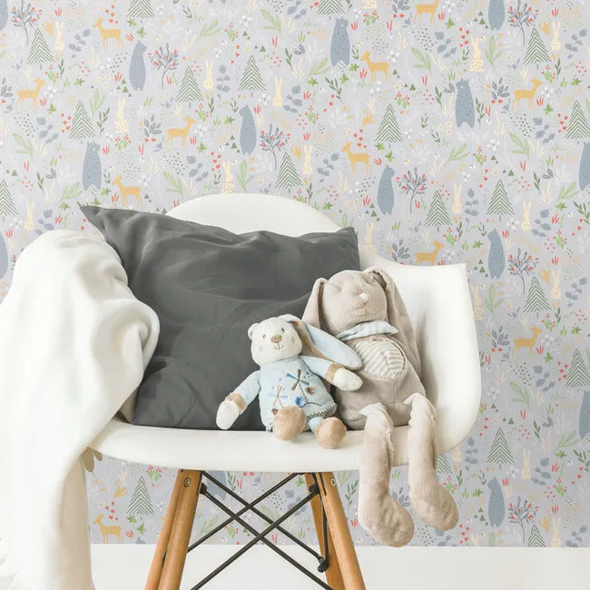 Spring Forest Pals Peel & Stick Wallpaper