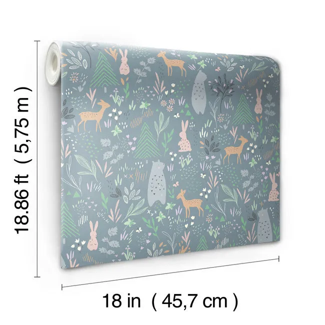 Spring Forest Pals Peel & Stick Wallpaper
