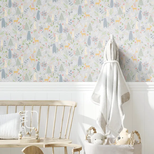Spring Forest Pals Peel & Stick Wallpaper