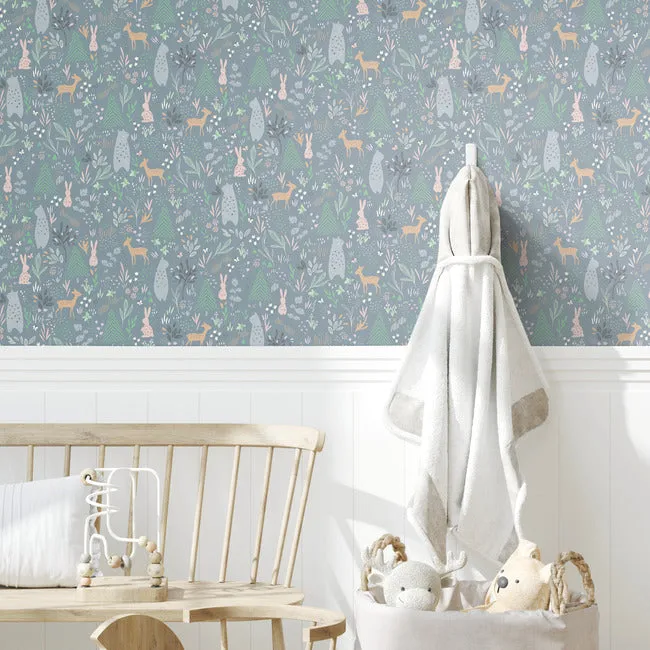 Spring Forest Pals Peel & Stick Wallpaper