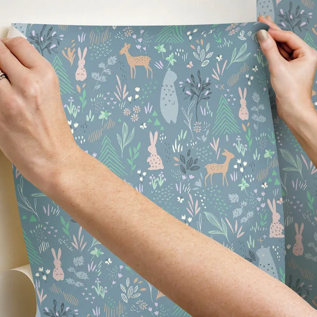 Spring Forest Pals Peel & Stick Wallpaper