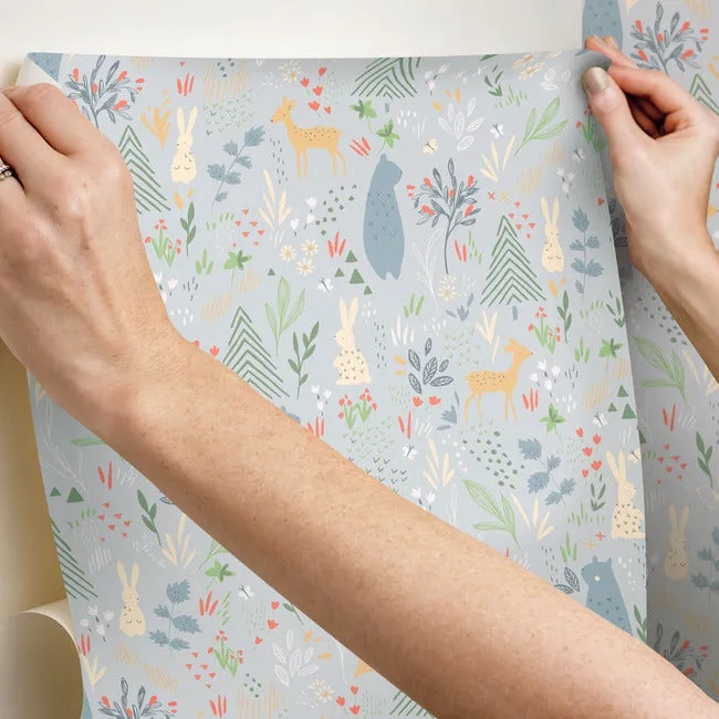 Spring Forest Pals Peel & Stick Wallpaper