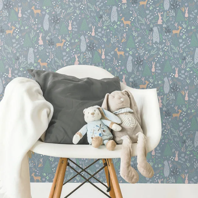 Spring Forest Pals Peel & Stick Wallpaper