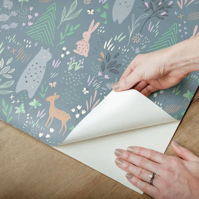 Spring Forest Pals Peel & Stick Wallpaper