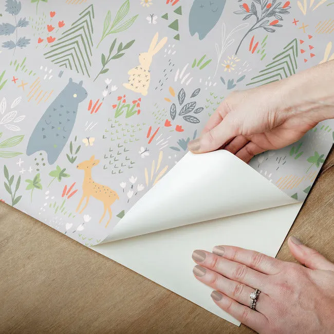 Spring Forest Pals Peel & Stick Wallpaper