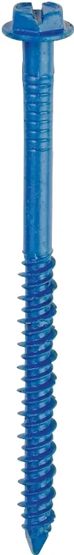 Tapcon 24330 Screw Anchor, Hex Drive, Steel, Climaseal, 75 PK :PK 75: QUANTITY: 1