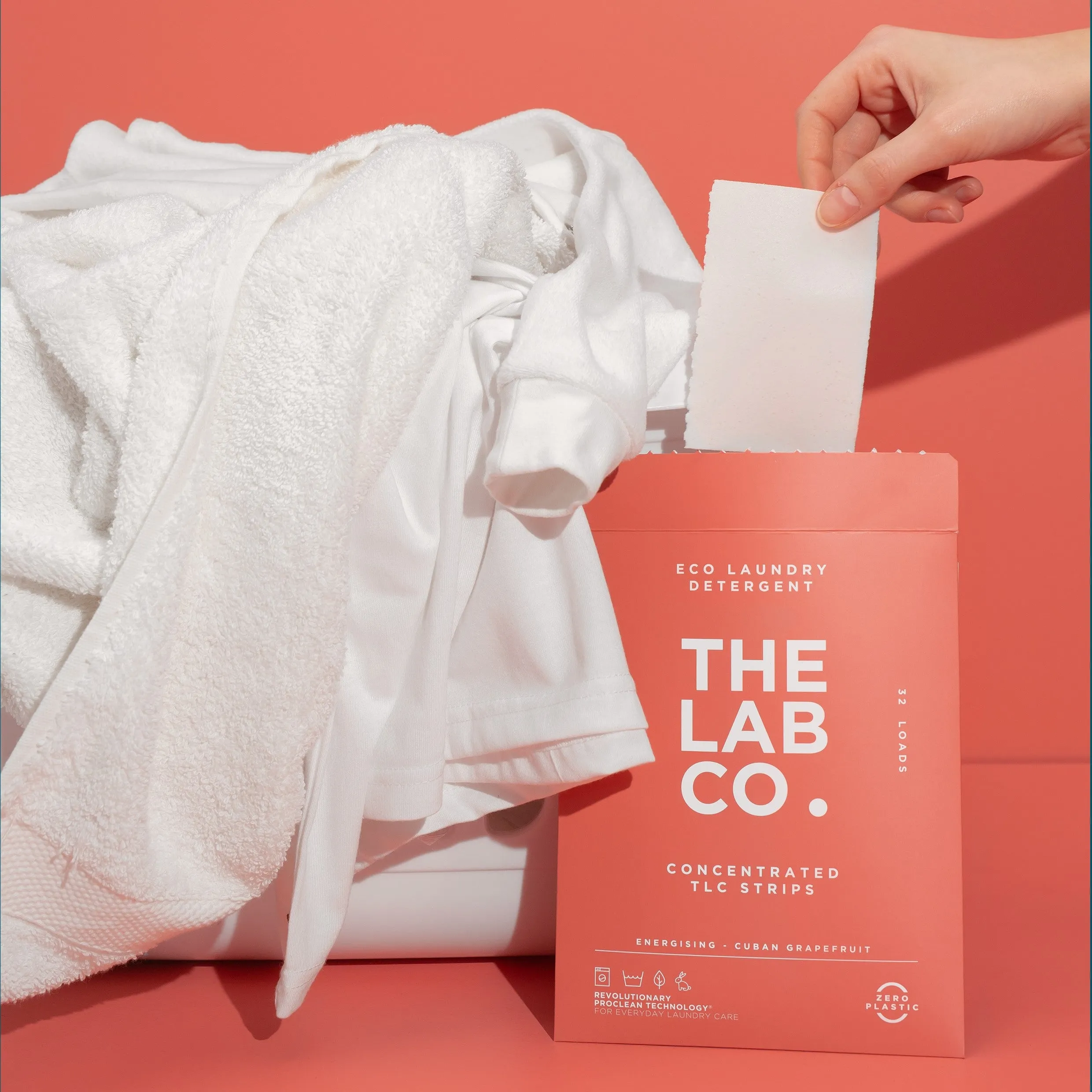 The Lab Co. Laundry Detergent Strips 64 pack