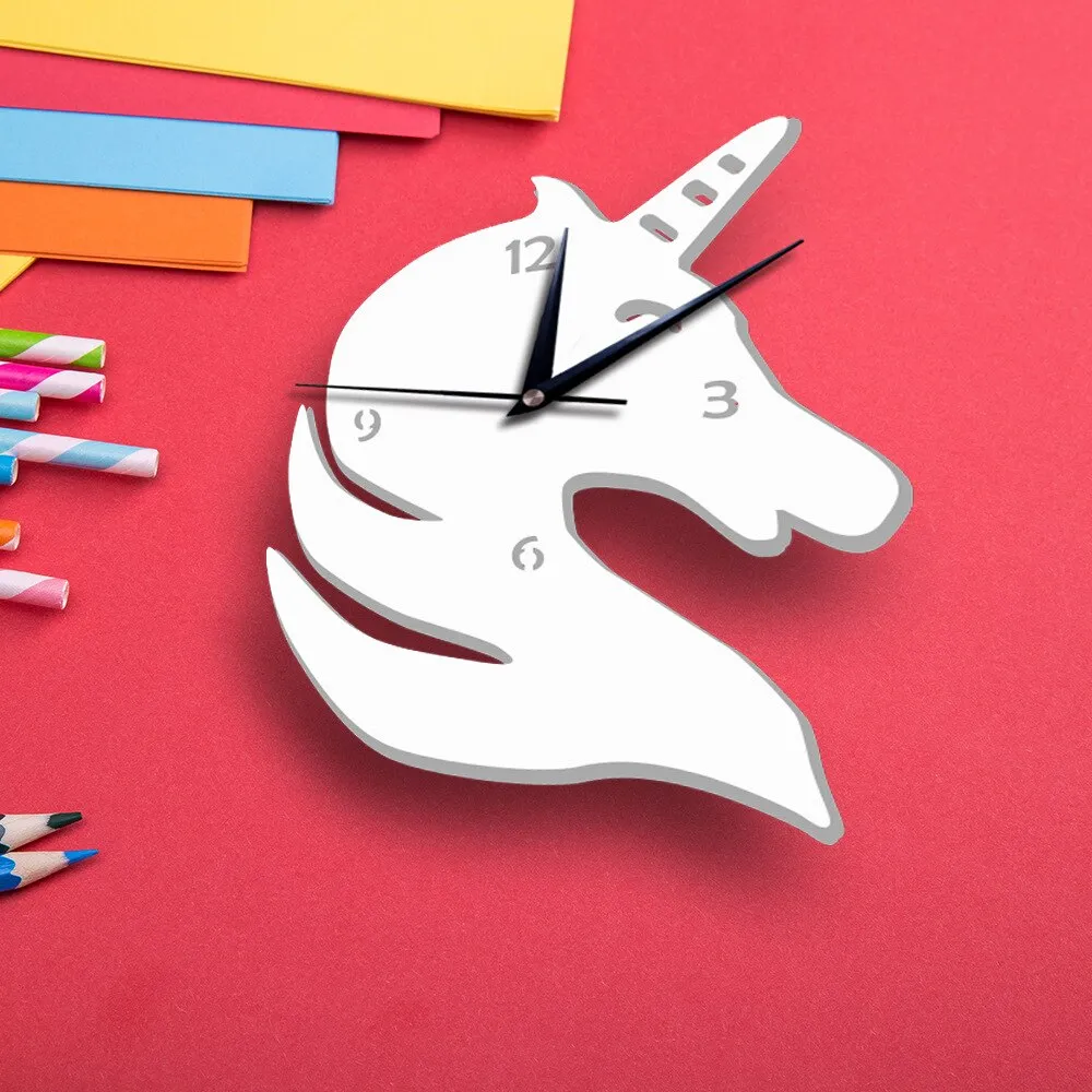 Unicorn Mirror Clock