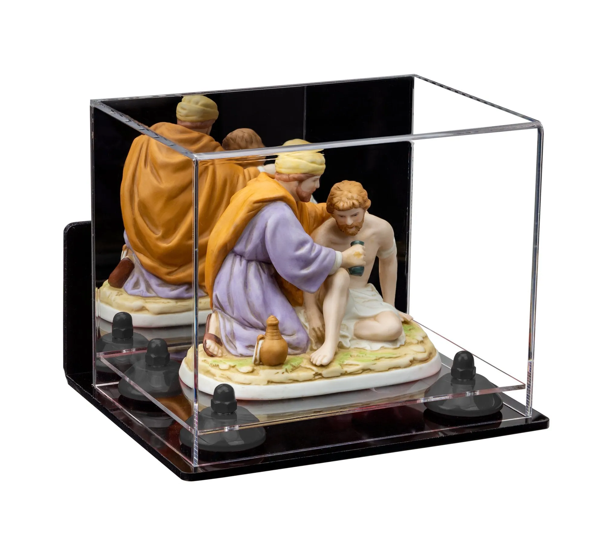 Versatile Acrylic Display Case 8.25 x 6 x 6.75 - Mirror No Wall Mounts (V45/A003)