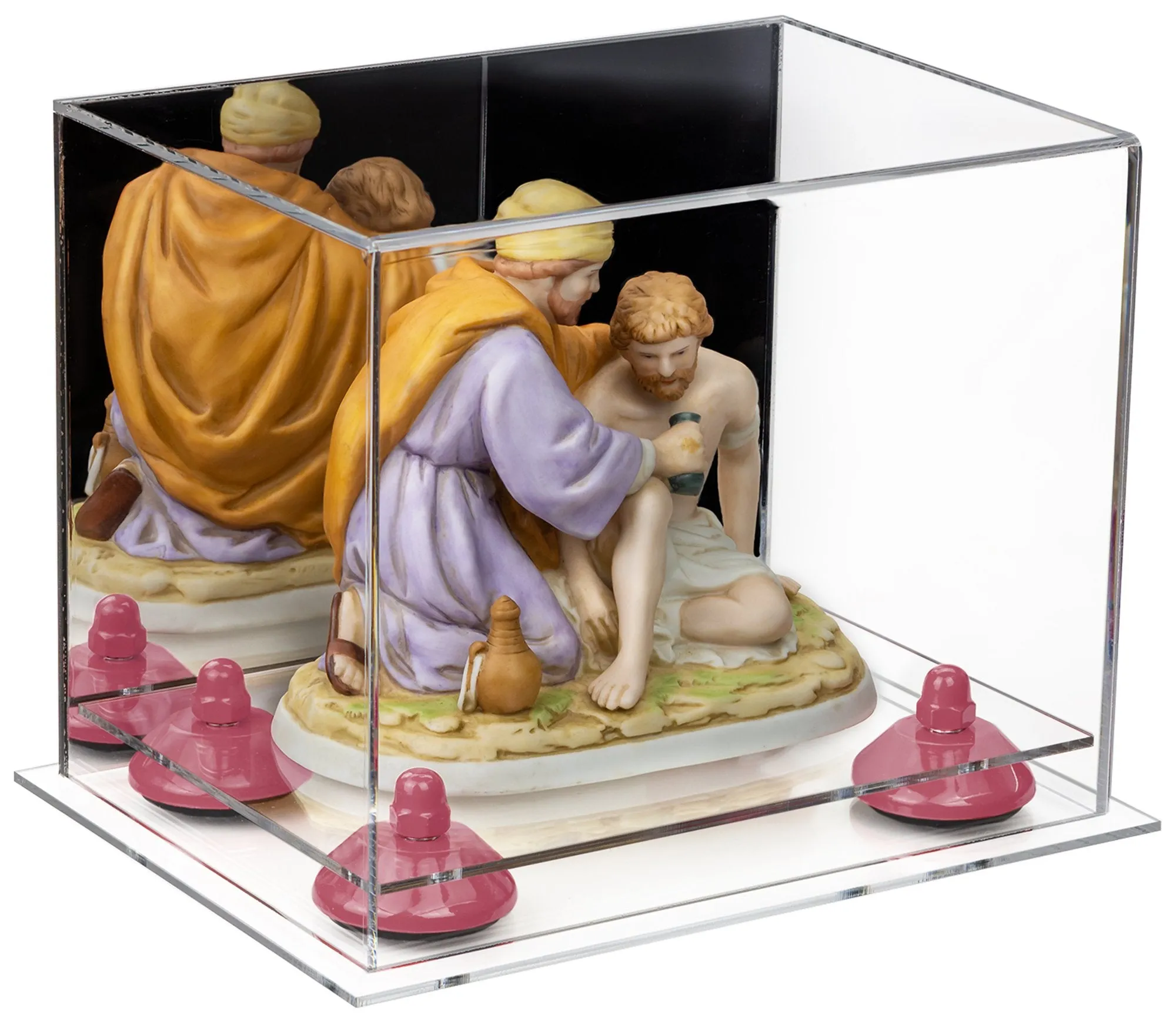 Versatile Acrylic Display Case 8.25 x 6 x 6.75 - Mirror No Wall Mounts (V45/A003)