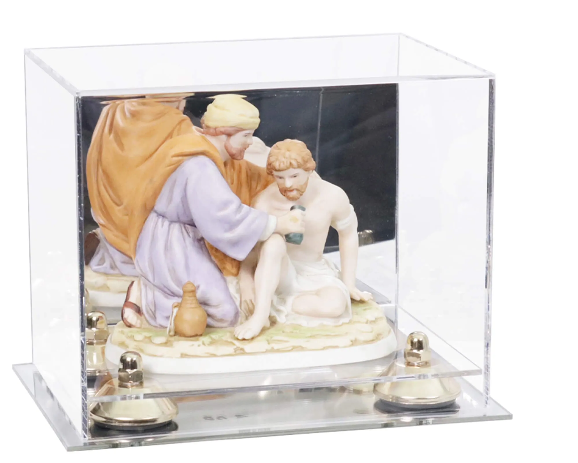 Versatile Acrylic Display Case 8.25 x 6 x 6.75 - Mirror No Wall Mounts (V45/A003)