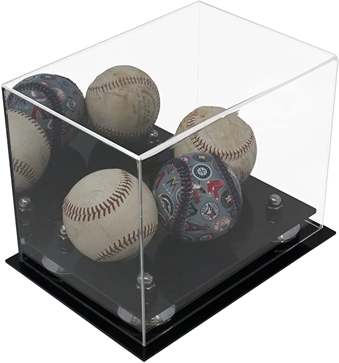 Versatile Acrylic Display Case 8.25 x 6 x 6.75 - Mirror No Wall Mounts (V45/A003)