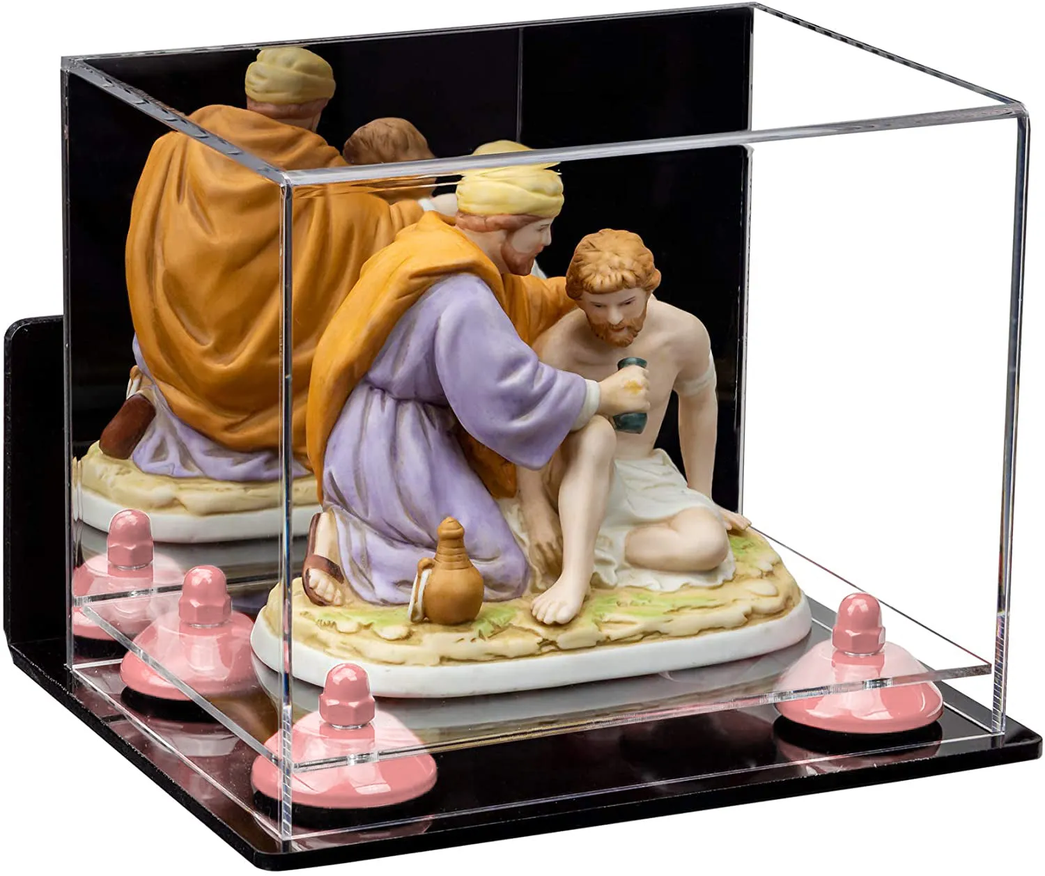 Versatile Acrylic Display Case 8.25 x 6 x 6.75 - Mirror No Wall Mounts (V45/A003)