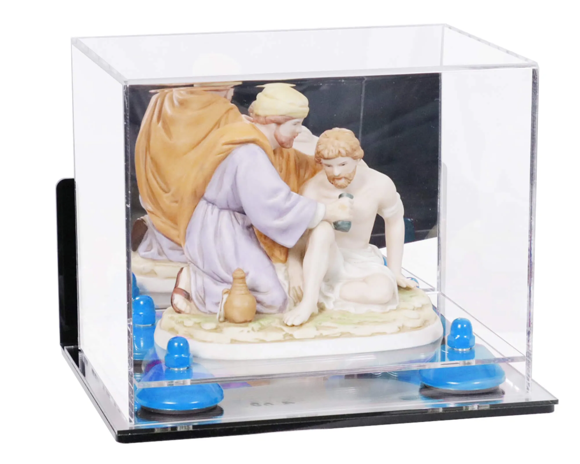 Versatile Acrylic Display Case 8.25 x 6 x 6.75 - Mirror No Wall Mounts (V45/A003)