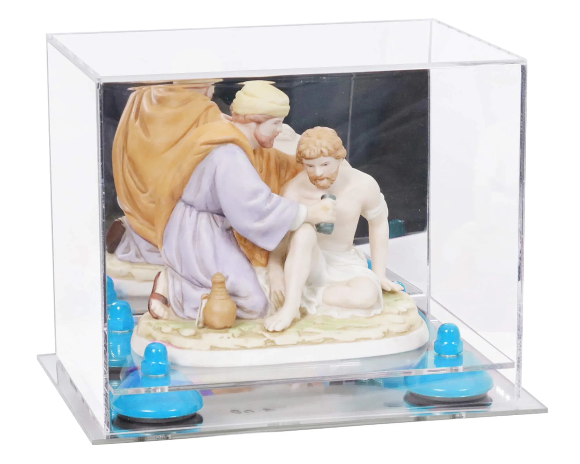 Versatile Acrylic Display Case 8.25 x 6 x 6.75 - Mirror No Wall Mounts (V45/A003)