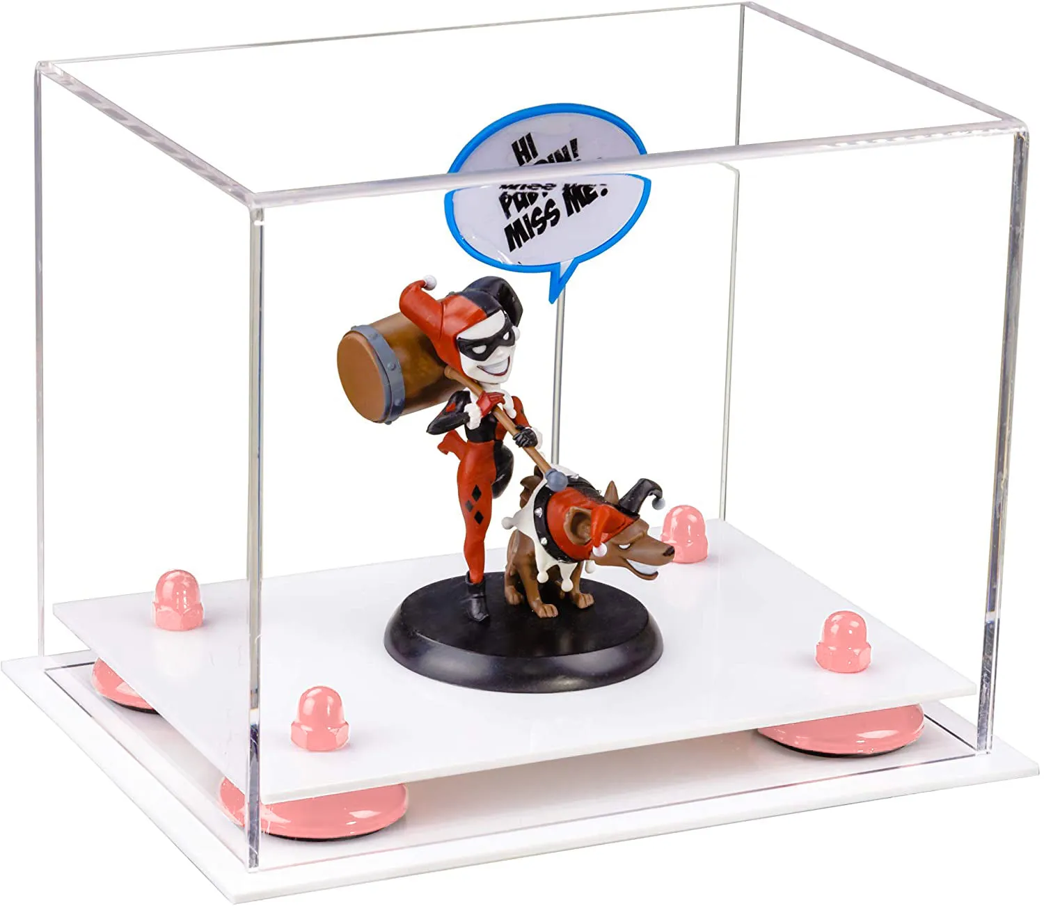 Versatile Acrylic Display Case 8.25 x 6 x 6.75 - Mirror No Wall Mounts (V45/A003)