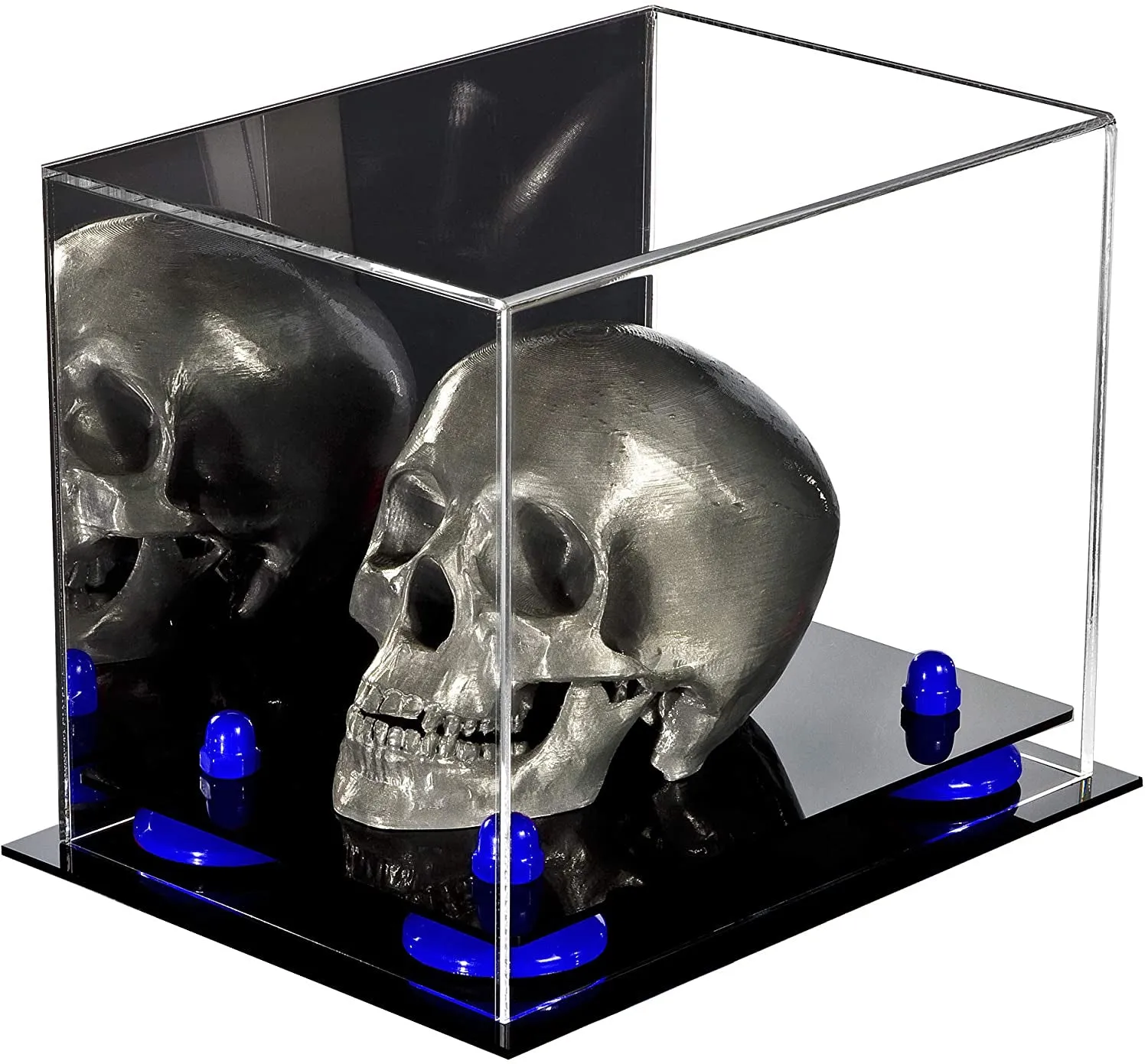 Versatile Acrylic Display Case 8.25 x 6 x 6.75 - Mirror No Wall Mounts (V45/A003)