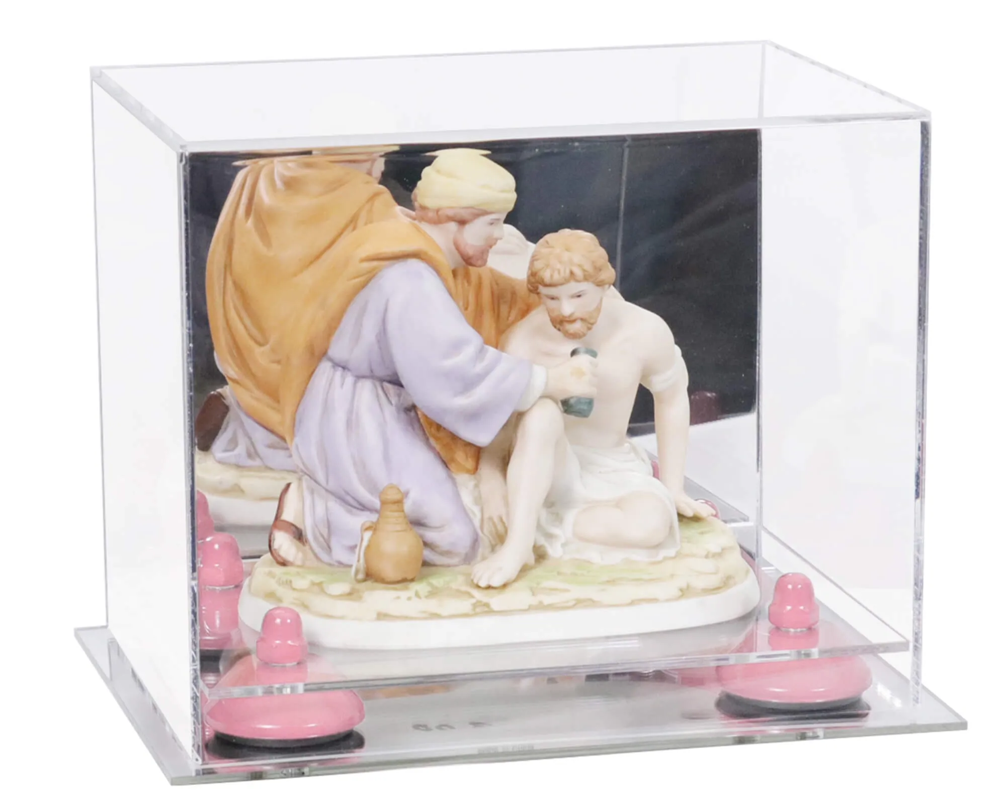 Versatile Acrylic Display Case 8.25 x 6 x 6.75 - Mirror No Wall Mounts (V45/A003)