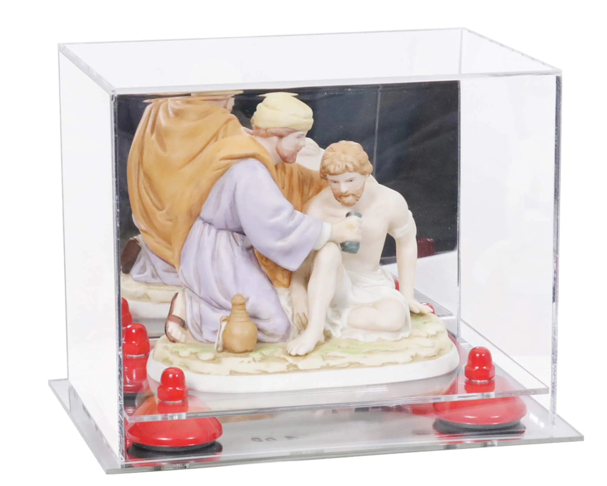 Versatile Acrylic Display Case 8.25 x 6 x 6.75 - Mirror No Wall Mounts (V45/A003)