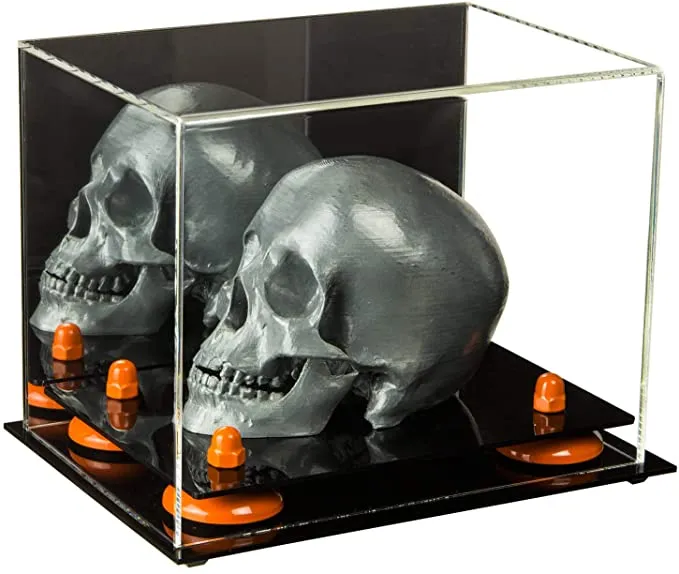 Versatile Acrylic Display Case 8.25 x 6 x 6.75 - Mirror No Wall Mounts (V45/A003)