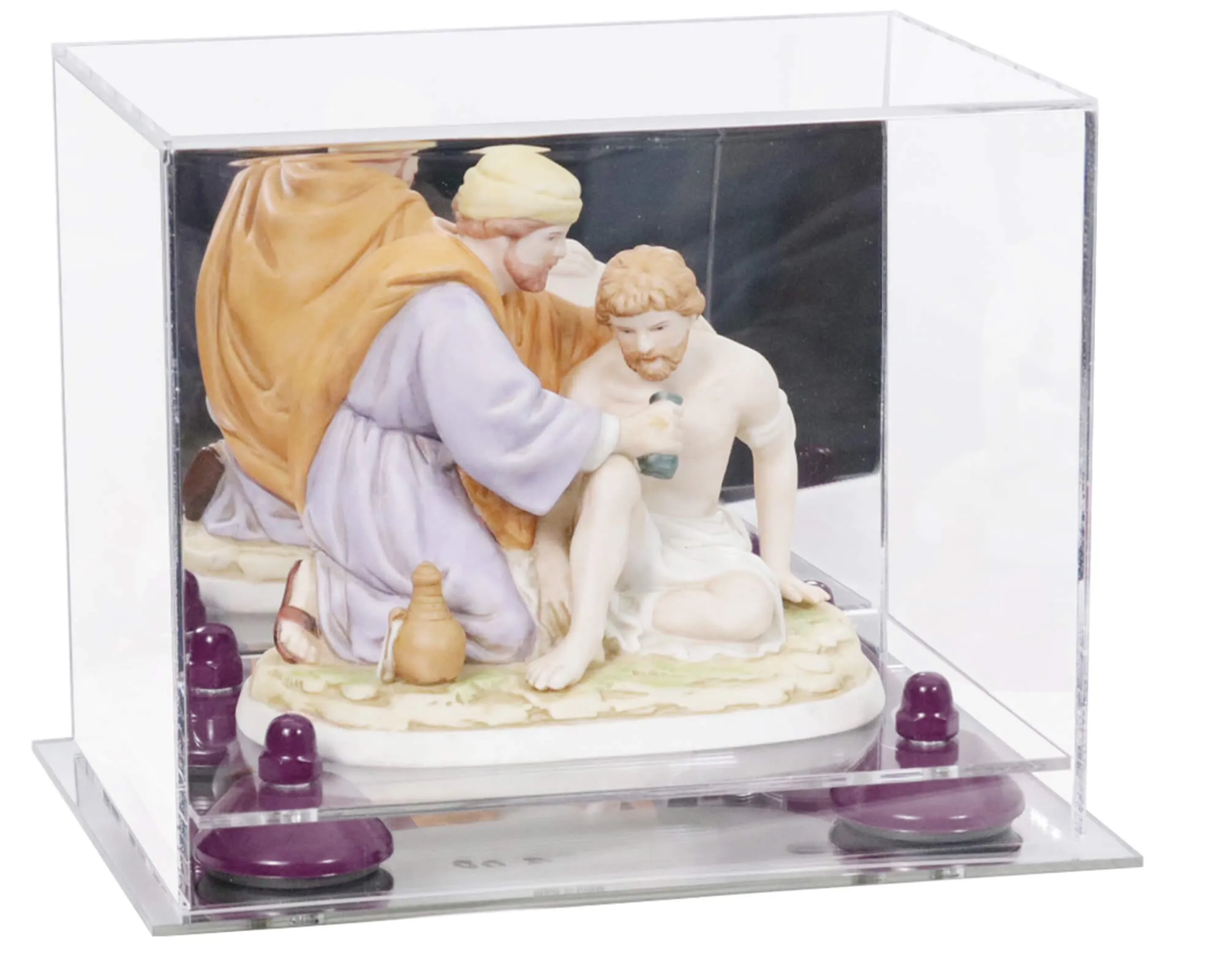 Versatile Acrylic Display Case 8.25 x 6 x 6.75 - Mirror No Wall Mounts (V45/A003)