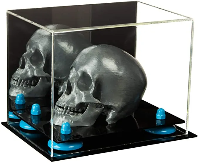 Versatile Acrylic Display Case 8.25 x 6 x 6.75 - Mirror No Wall Mounts (V45/A003)