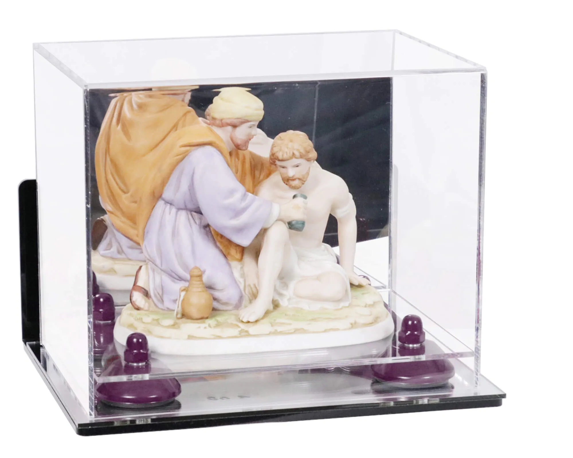 Versatile Acrylic Display Case 8.25 x 6 x 6.75 - Mirror No Wall Mounts (V45/A003)