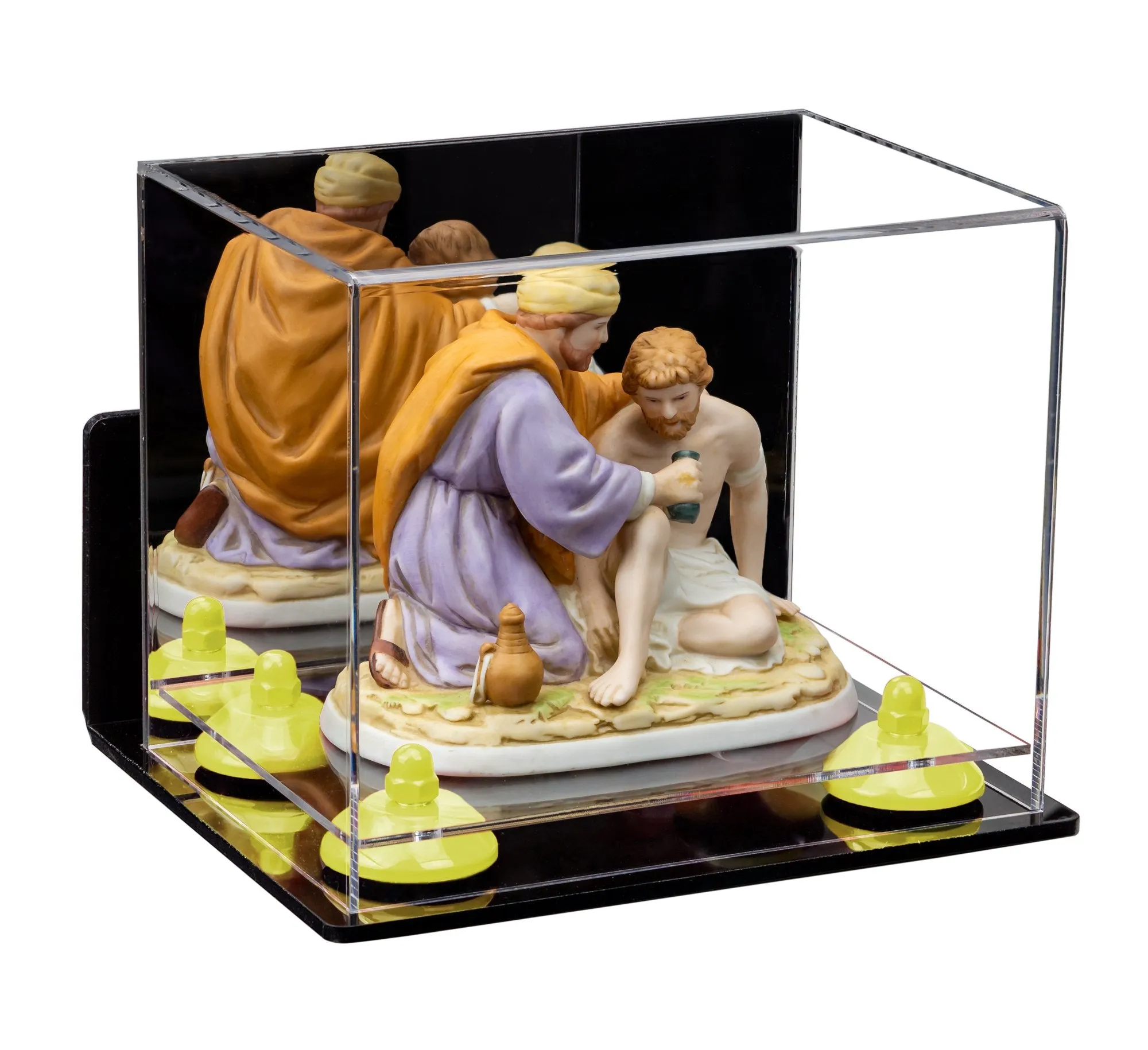Versatile Acrylic Display Case 8.25 x 6 x 6.75 - Mirror No Wall Mounts (V45/A003)