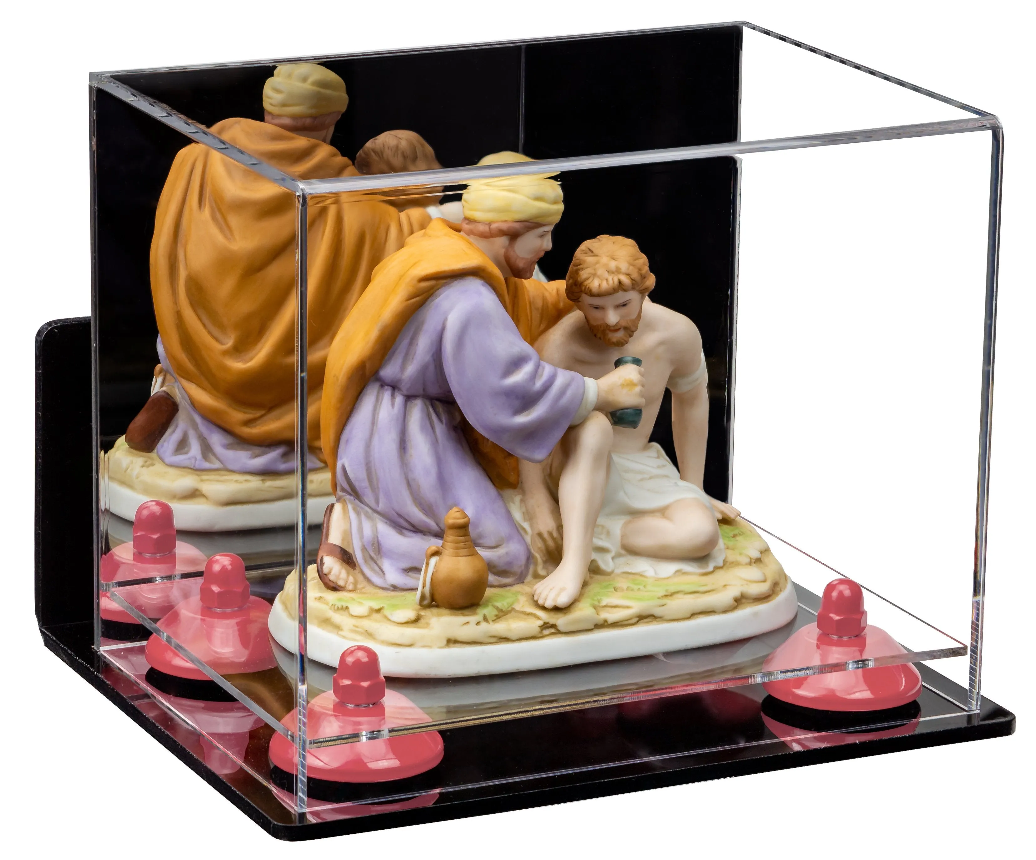 Versatile Acrylic Display Case 8.25 x 6 x 6.75 - Mirror No Wall Mounts (V45/A003)