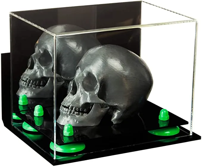 Versatile Acrylic Display Case 8.25 x 6 x 6.75 - Mirror No Wall Mounts (V45/A003)