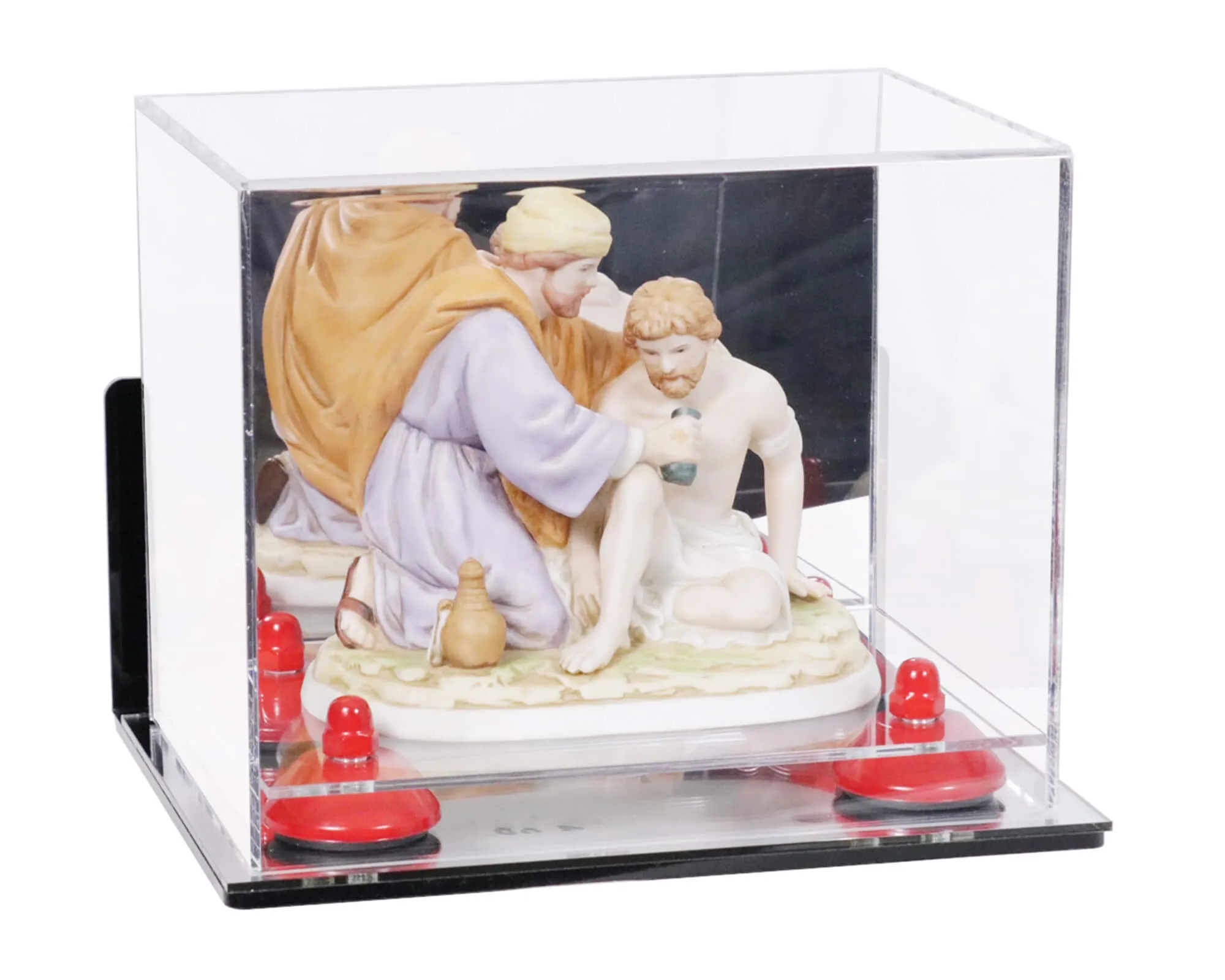 Versatile Acrylic Display Case 8.25 x 6 x 6.75 - Mirror No Wall Mounts (V45/A003)